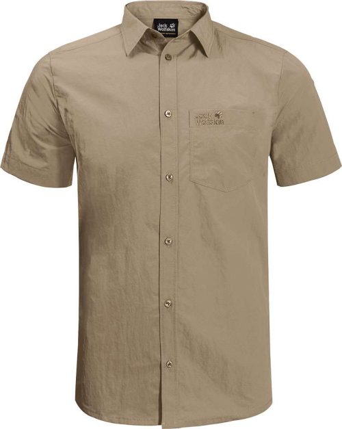 Jack Wolfskin Hemd Lakeside beige S - Herrenshirts, -hemden & -pullover
