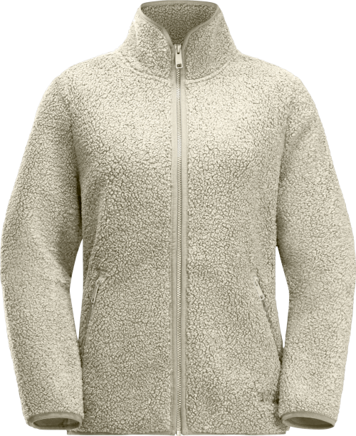 Jack Wolfskin High Curl Damen Fleecejacke  weiß XXL - Damenjacken