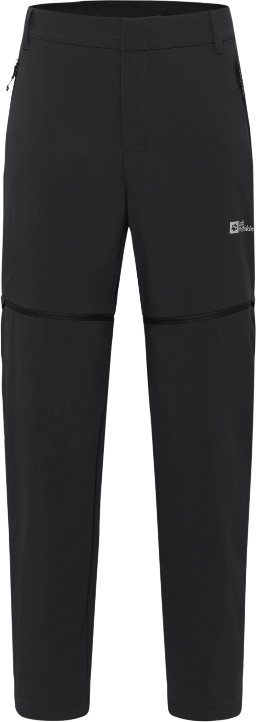 Jack Wolfskin Hikeout Zip Away Pants Herren Zip-Off Hose schwarz 52 - Herrenhosen & -shorts