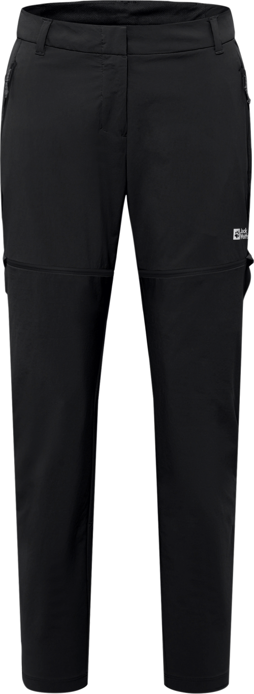 Jack Wolfskin Hikeout Zip Off Damen Hose schwarz 40 - Damenhosen, -röcke & -kleider