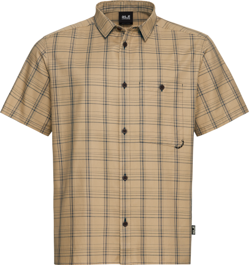 Jack Wolfskin Hot Trail Herrenhemd  hellbraun XXXL - Herrenshirts, -hemden & -pullover