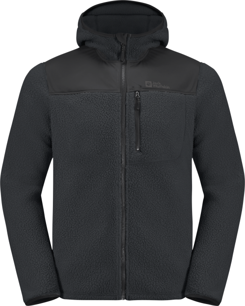 Jack Wolfskin Kammweg Pile Herren Trekking-Fleecejacke schwarz M - Herrenjacken