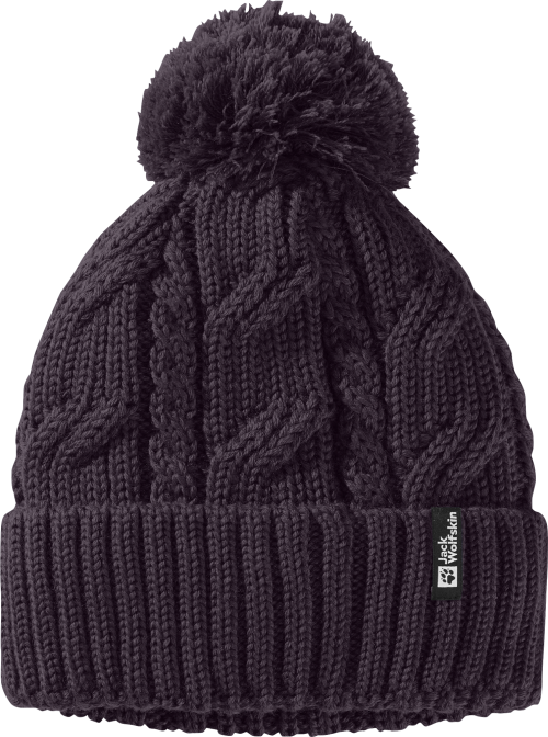 Jack Wolfskin Pompom Beanie Mütze dunkelblau - Hüte & Mützen