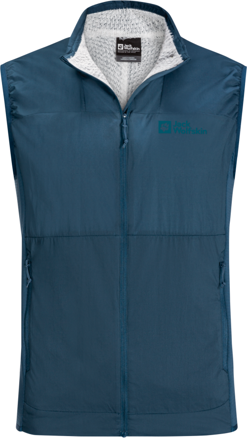Jack Wolfskin Prelight Alpha Herren Outdoor-Weste dark sea dunkelblau L - Herrenjacken