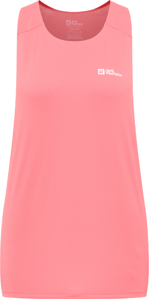 Jack Wolfskin Prelight Stride Tank Damen Funktionstop melon M - Damenshirts, -blusen & -pullover
