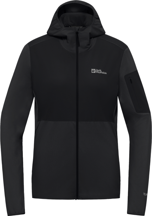 Jack Wolfskin Prelight Trail Hoody Damen Wanderjacke schwarz L - Damenjacken