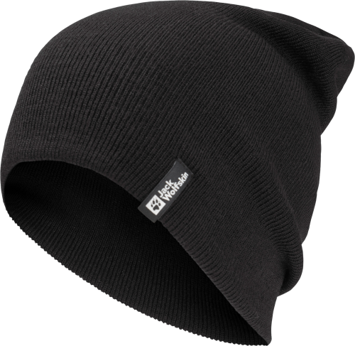 Jack Wolfskin Rib Beanie Mütze  schwarz  - Hüte & Mützen
