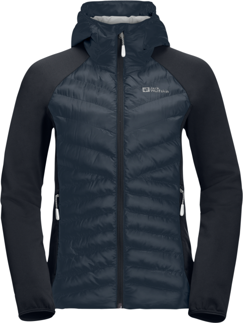 Jack Wolfskin Routeburn Pro Hybrid W Damen Übergangsjacke schwarz M - Damenjacken