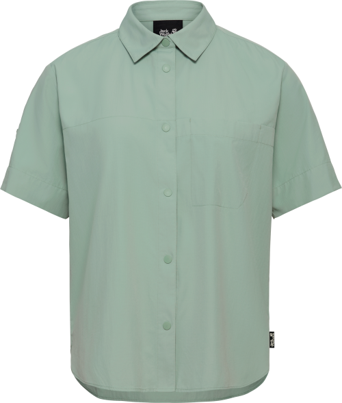 Jack Wolfskin Sierra Canyon Damen Funktionsbluse grün L - Damenshirts, -blusen & -pullover