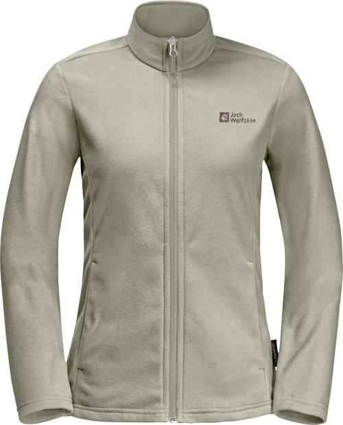 Jack Wolfskin Taunus Damenfleecejacke  hellgrau L - Damenjacken