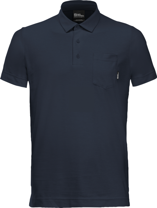 Jack Wolfskin Terral Polo  Herren Poloshirt dunkelblau XXL - Herrenshirts, -hemden & -pullover