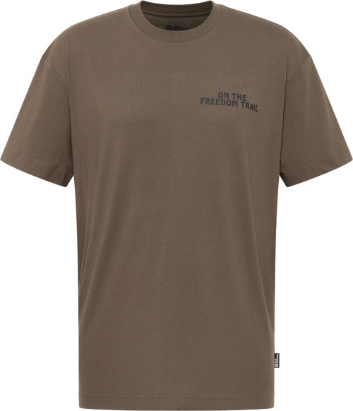 Jack Wolfskin Trailblazer T Herren T-Shirt dunkelbraun L - Herrenshirts, -hemden & -pullover