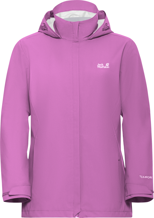 Jack Wolfskin Trailtime Damen Regenjacke  lila M - Damenjacken