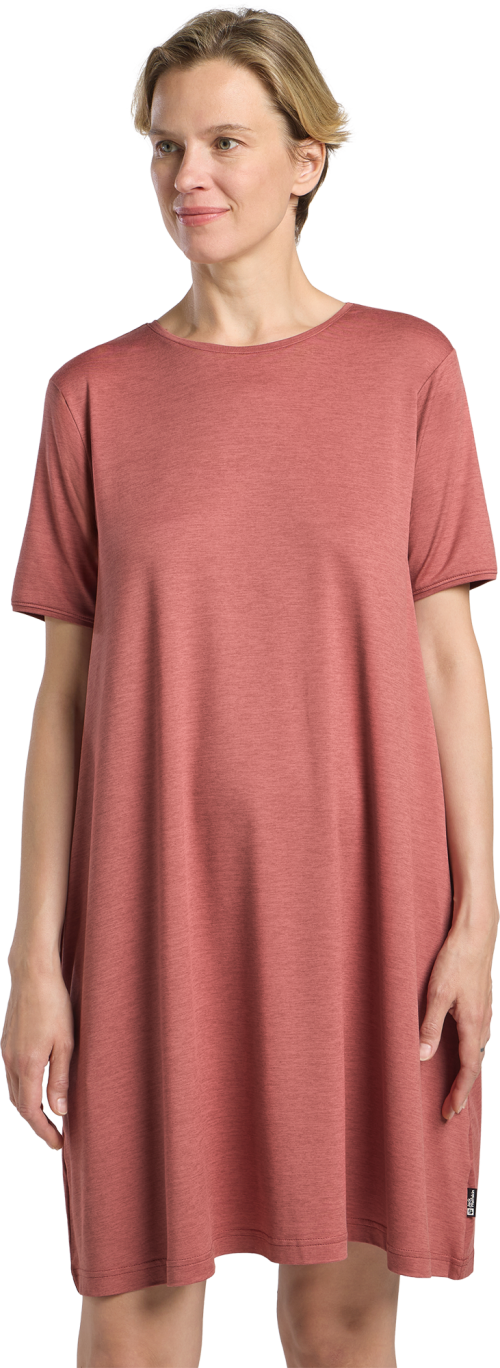 Jack Wolfskin Travel Dress Damenkleid rot M - Damenhosen, -röcke & -kleider