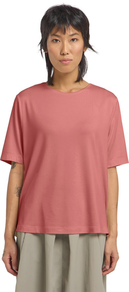 Jack Wolfskin Travel T Damen T-Shirt rot L - Damenshirts, -blusen & -pullover