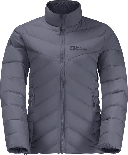 Jack Wolfskin Tundra Down Damen Daunenjacke dunkelgrau S - Damenjacken