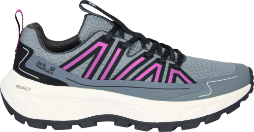 Jack Wolfskin Wild Hike Low Damen Wanderschuhe  dunkelgrau 42 - Damenschuhe