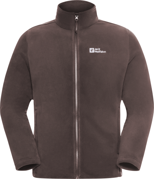 Jack Wolskin Winterstein Herren Fleecejacke dunkelbraun M - Herrenjacken von Jack Wolfskin