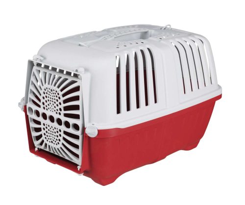 Jollypaw Transportbox Größe XS-S rot/hellgrau - Hundezubehör
