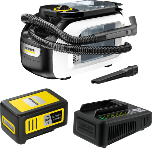Kärcher Akku-Waschsauger SE 3-18 Compact Home Battery Set inklusive Akku / Ladegerät - Saugen & Reinigen
