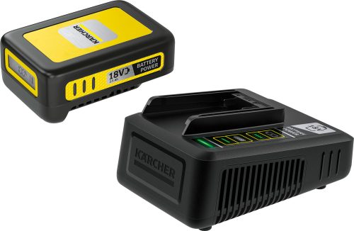 Kärcher Battery Power 18/25 Starter Kit Wechselakku mit Schnellladegerät 18 V / 2.5 Ah - Gartengeräte
