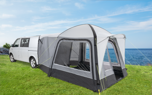 Kampa Cross Air TG Aufblasbares Driveaway Busvorzelt / Heckzelt Breite 2,7 Meter - Reisemobil- & Busvorzelte