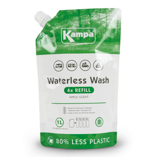 Kampa Waterless Wash Fahrzeugreiniger Nachfüllbeutel 1 Liter - Innenbereich & Scheiben