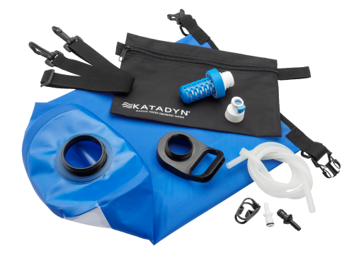 Katadyn BeFree Gravity Filter Wasserbeutel mit Filtersystem und Auslassschlauch 6 Liter - Frischwasserkanister