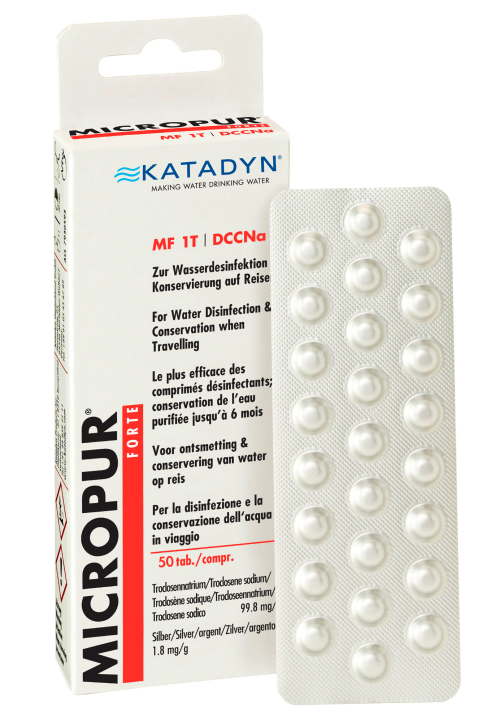 Katadyn Micropur Forte MF 1T 50 Tabletten 2 x 25 - Wassertankentkeimung & -reinigung