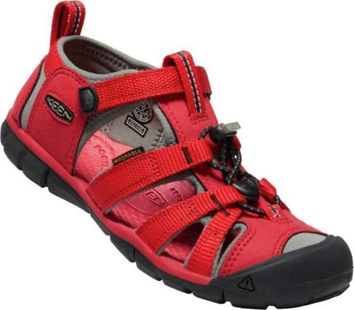 Keen Seacamp II CNX Kindersandalen racing red gargoyle rot 24 - Kinderschuhe