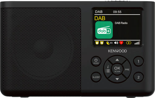 Kenwood CR-M33DAB-B portables DAB+ Radio  - Camping-Radio