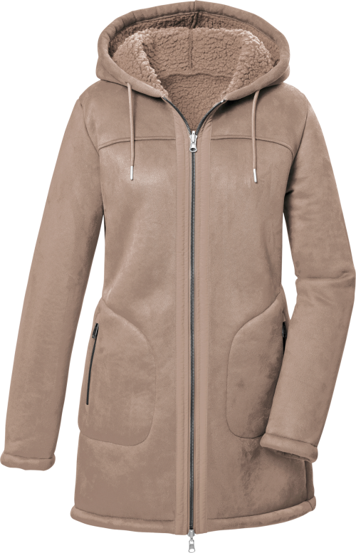 Killtec GW 63 Damen Wendeparka hellbraun 46 - Damenjacken