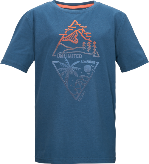 Killtec KOS 137 Jungen Funktionsshirt blau 164 - Kinder T-Shirts & -hemden