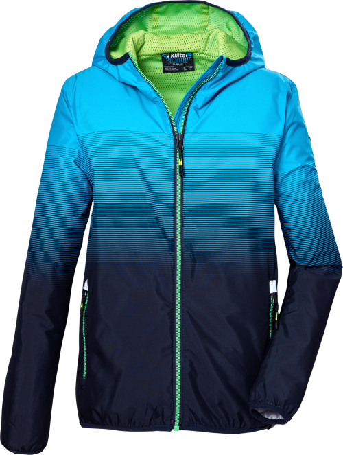 Killtec KOS 139 Jungenjacke mit Kapuze blau 128 - Kinderjacken