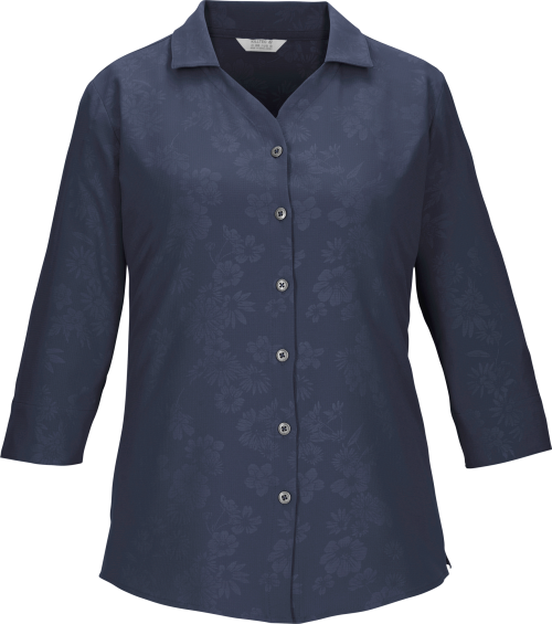 Killtec KOS 62 Damen 3/4 Funktionsbluse dunkelblau 50 - Damenshirts, -blusen & -pullover