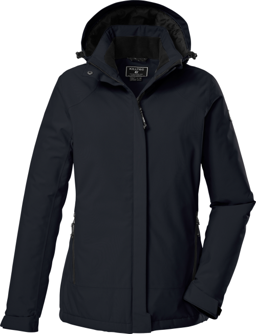 Killtec KOW 250 Damen Funktionsjacke mit abzippbarer Kapuze schwarz 46 - Damenjacken