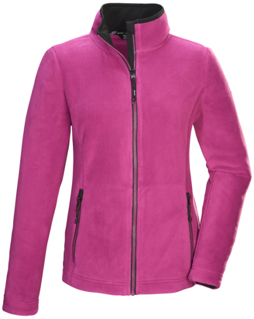 Killtec KOW 3 Damen Fleecejacke mit Stehkragen pink 40 - Damenjacken