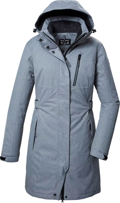 Killtec KOW 303 Damenparka hellgrau 46 - Damenjacken