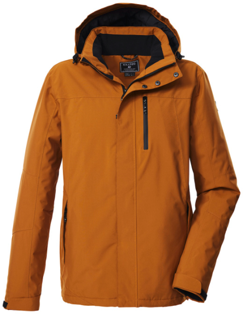 Killtec KOW 90 Herren Funktionsjacke mit abzippbarer Kapuze orange L - Herrenjacken