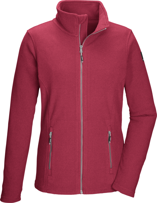 Killtec Kow 436 Fleece Damenjacke dunkelrot 42 - Damenjacken