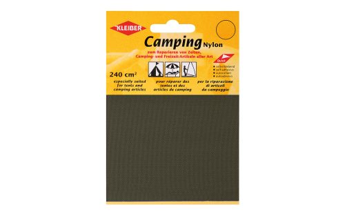 Kleiber Camping Nylon Reparaturflicken Khaki (2 Stück) - Zeltreparatur