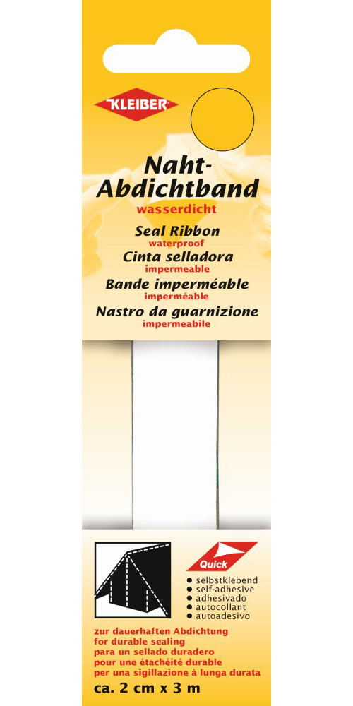 Kleiber Zeltnaht-Abdichtband 3 m Weiß - Imprägnieren, Reinigen, Pflegen