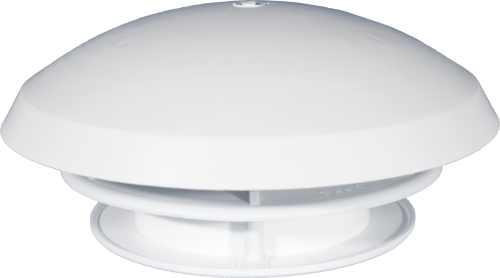 Knorz Dachlüfter mit Fliegengitter 190 mm weiß - Dachlüfter