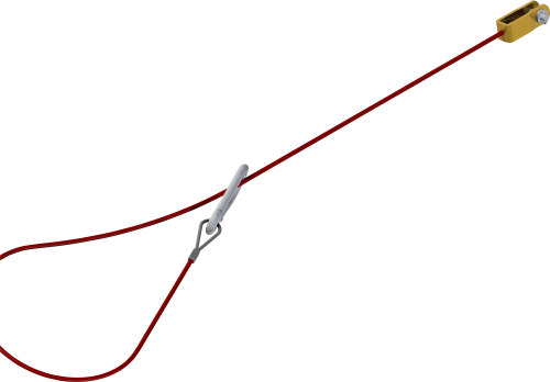 Knott Abreißseil für auflaufgebremste Anhänger 1050 mm  - Ladungssicherung & Befestigung von Knott GmbH
