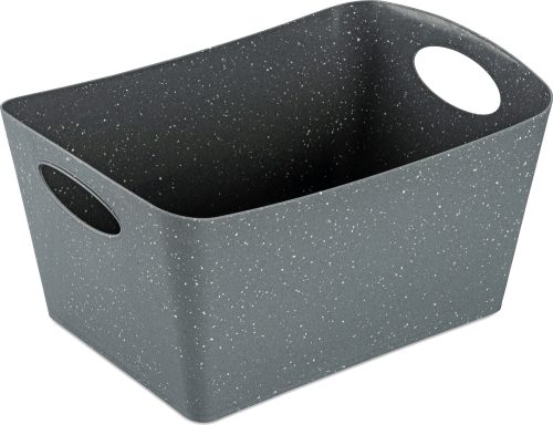 Koziol BOXXX M Aufbewahrungsbox recycled grey 3,5 Liter dunkelgrau - Aufbewahrungs- & Transportbehälter