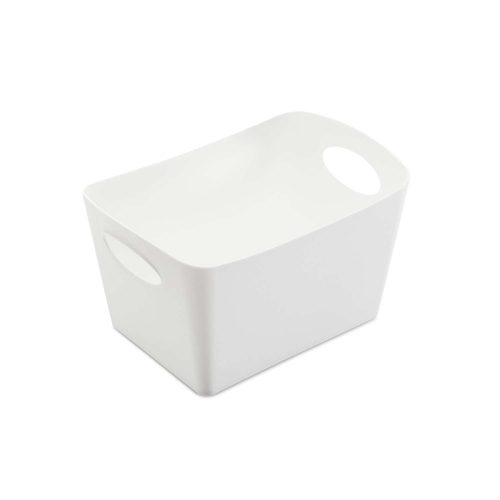 Koziol Boxxx S Aufbewahrungsbox 1 Liter recycled white weiß - Aufbewahrungs- & Transportbehälter