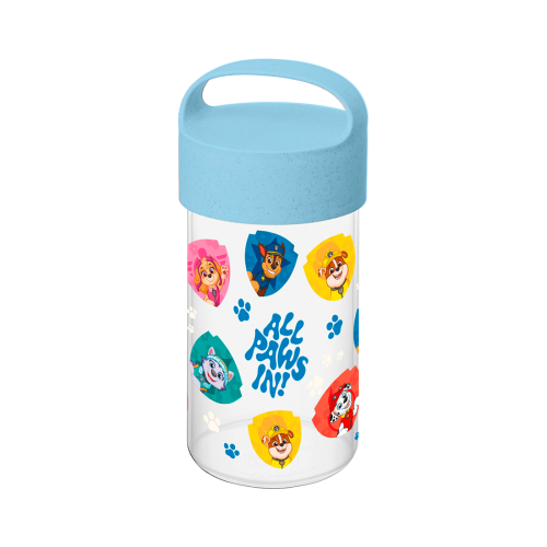 Koziol Buddy Snack Trinkflasche / Snackpot 500 ml organic sky blue paw patrol - Trinkflaschen