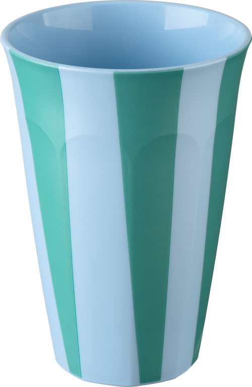 Koziol Campingbecher Nora Cup L 450 ml Stripes sweet blue - Becher & Tassen
