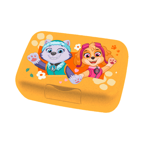Koziol Candy L Box Lunchbox / Brotdose mit Trennschale organic yellow paw patrol - Lebensmittelbehälter / Vorratsdosen