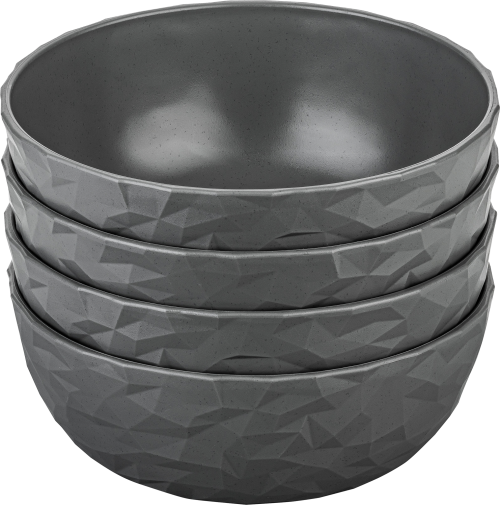 Koziol Club Bowl Schale 4-tlg. 700 ml - Nature Ash Grey - Schüsseln & Schalen